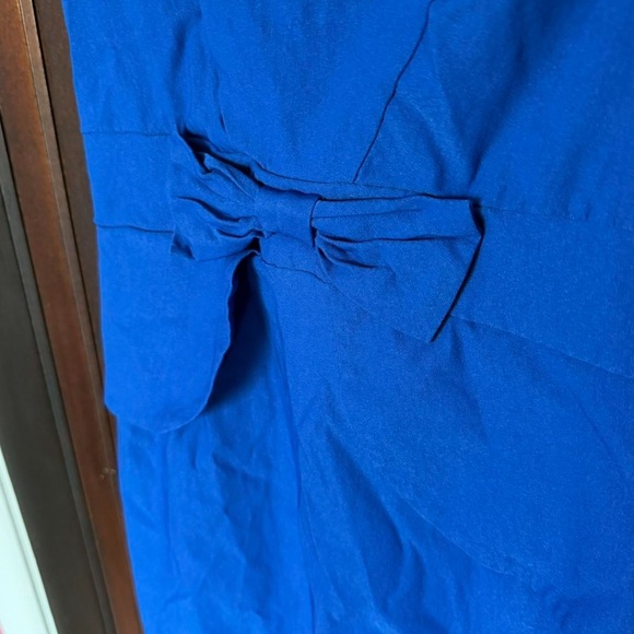 Elegant Blue Sleeveless Dress - Picture 4 of 6